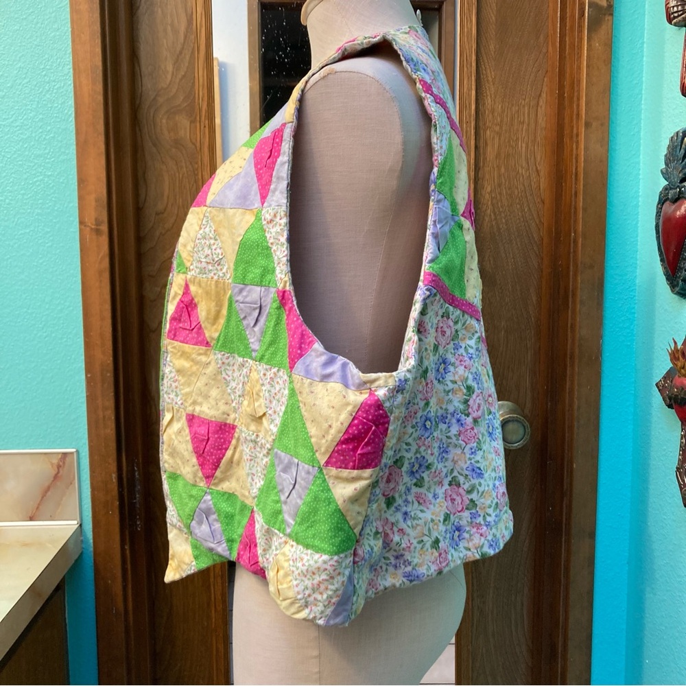 Reversible Patchwork Quilted Vest - image 3